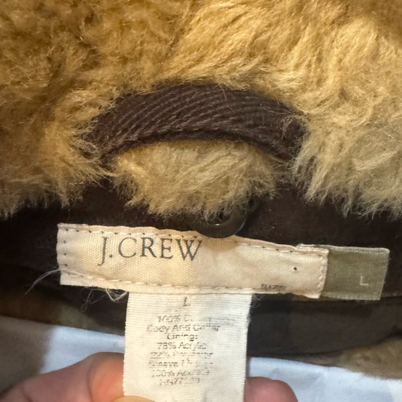 Vintage J. Crew Brown Parka Coat - Picture 2 of 3